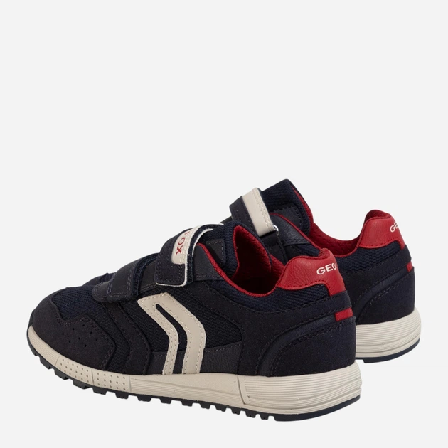 Sneakersy chłopięce na rzepy Geox J949EC014AF-C0735 31 Granatowe (8054730469653) - obraz 3