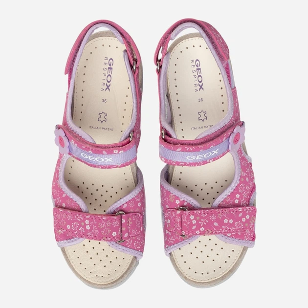 Sandały dziecięce dla dziewczynki Geox J92D9C014CE-C8257 37 Fuksja (8054730466997) - obraz 4