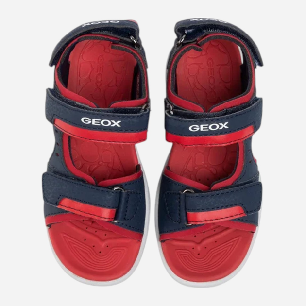 Дитячі сандалії для хлопчика Geox J025XA0CE15-C0735 33 Темно-синій/Червоний (8054730344721) - зображення 4