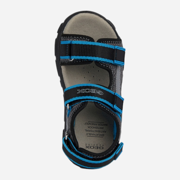 Дитячі сандалії для хлопчика Geox J1524A014CE-C2276 28 Сірі (8056206059139) - зображення 4