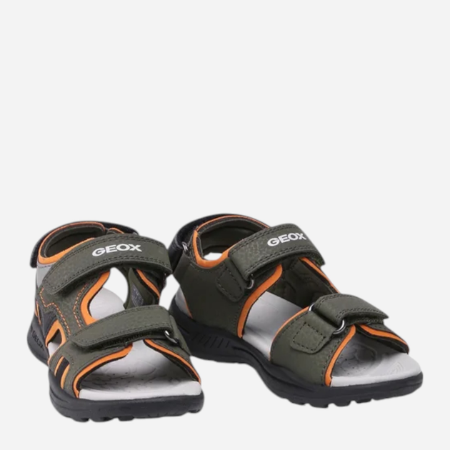 Підліткові сандалії для хлопчика Geox J155XB015CE-C0623 39 Хакі (8050036483133) - зображення 3