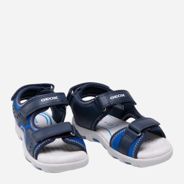 Sandały chłopięce Geox J1564A015BU-C4226 33 Granatowe (8050036133854) - obraz 3