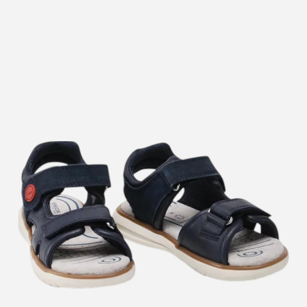 Sandały chłopięce skórzane Geox J25DRB04622-C4244 31 Granatowe (8050036590022) - obraz 3