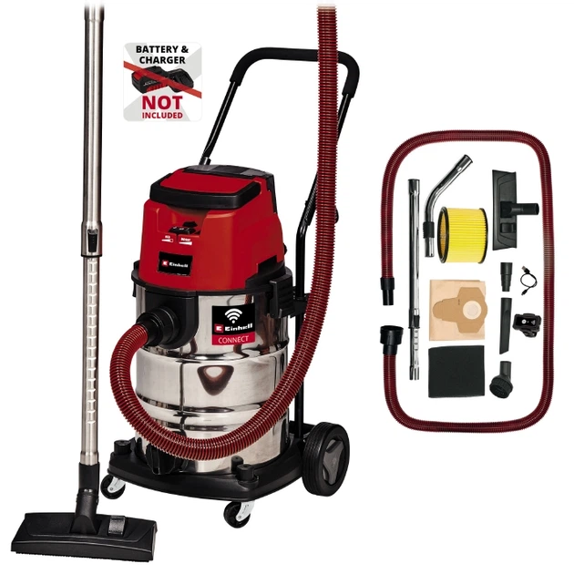 Odkurzacz akumulatorowy Einhell Professional X-Change TP-VC 36/30 S Auto - Solo (2347143) - obraz 2