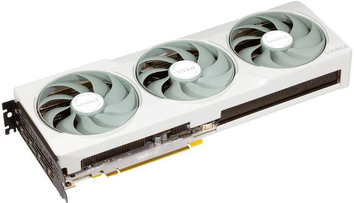 Відеокарта Sparkle PCI-Ex Intel Arc B580 Titan Luna OC 12GB GDDR6 (192bit) (2740/19000) (HDMI, 3 x DisplayPort) (SB580TW-12GOC) - зображення 4