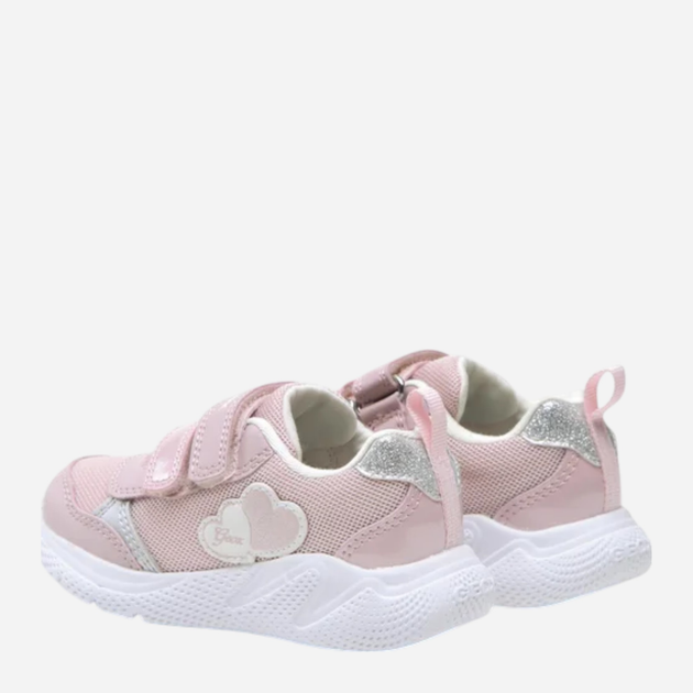 Buty sportowe dziecięce dla dziewczynki na rzepy Geox B354TC01454-C0514 25 Jasnoróżowe (8050036958914) - obraz 4