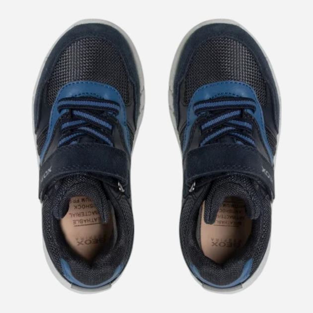 Buty sportowe chłopięce z białą podeszwą Geox J259BA01422-CF44M 33 Granatowe (8050036551719) - obraz 5
