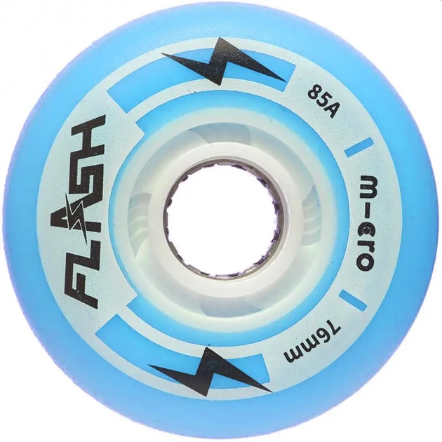 Колеса для роликов Micro Flash NEW 76 mm Блакитний 