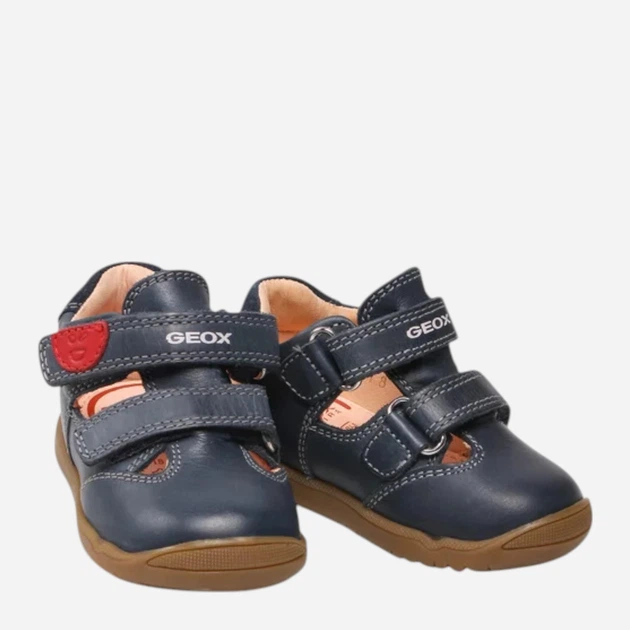 Sandały chłopięce skórzane Geox B254NA0CL22-C4002 23 Granatowe (8050036514196) - obraz 4