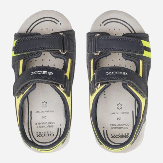Sandały chłopięce Geox B3559C000CE-C4502 27 Szare (8050036959812) - obraz 5