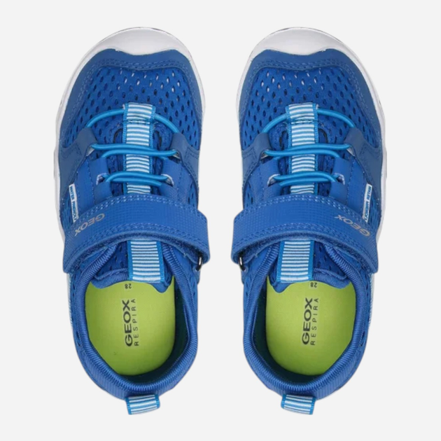 Buty sportowe chłopięce z siateczki Geox J3530A01450-C4380 28 Niebieskie (8056206086661) - obraz 4