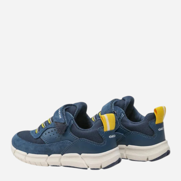 Buty sportowe chłopięce na rzepy Geox J359BB0FU22-C4KF4 33 Niebieskie (8056206091351) - obraz 4