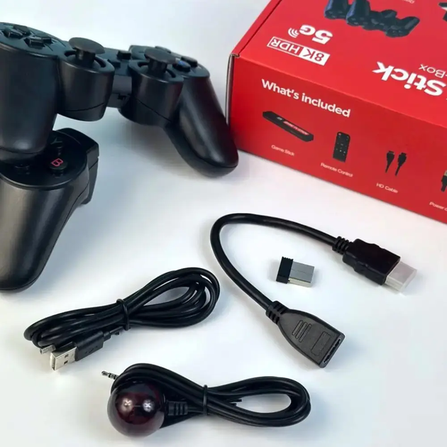 Ігрова приставка до TV + 2 джойстики (5G/8K/HD/3D/GAME) / Ігрова консоль (L) - зображення 5