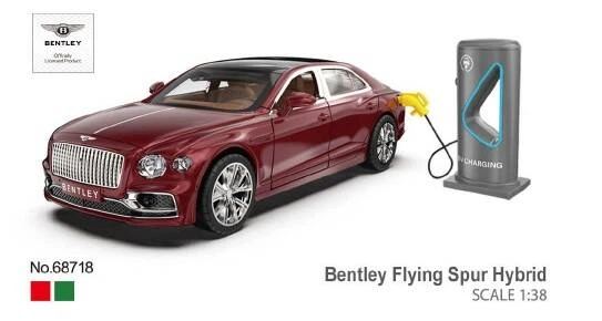 Машина электро мет. АВТОПРОМ 1:38 Bentley Flying Spur Hybrid 68718R - Фото 1 Машина электро мет. АВТОПРОМ 1:38 Bentley Flying Spur Hybrid 68718R - изображение 1