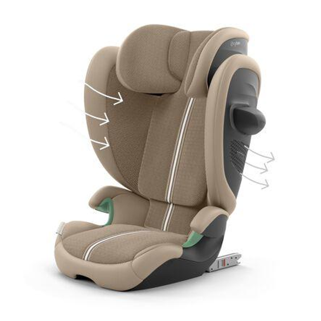 Автокресло Cybex Solution G2 гр. 2/3 15-50 кг Fog Grey - изображение 7