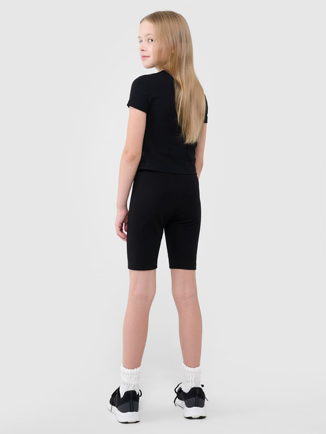 Kolarki dziecięce dla dziewczynki 4F 4FJWSS25TSTIF014-20S 134 cm Czarne (5905700425052) - obraz 4