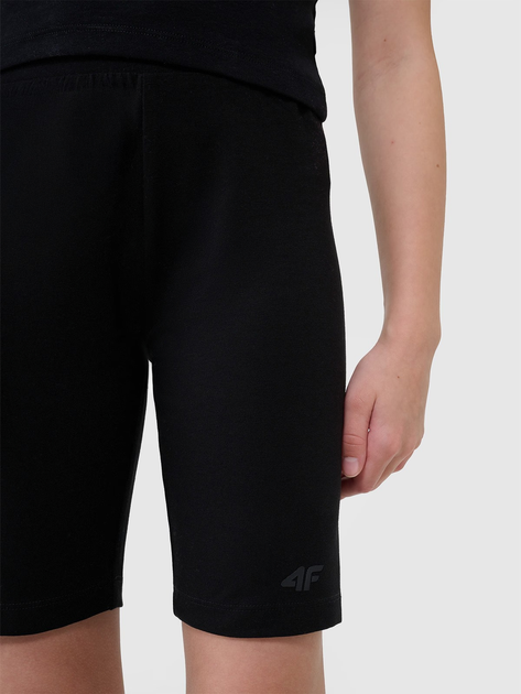 Kolarki młodzieżowe dziewczęce 4F 4FJWSS25TSTIF014-20S 158 cm Czarne (5905700425069) - obraz 7