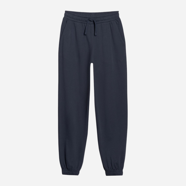 Spodnie dresowe młodzieżowe chłopięce joggery 4F 4FJWMM00TTROM1188-31S 158 cm Granatowe (5905700387909) - obraz 7