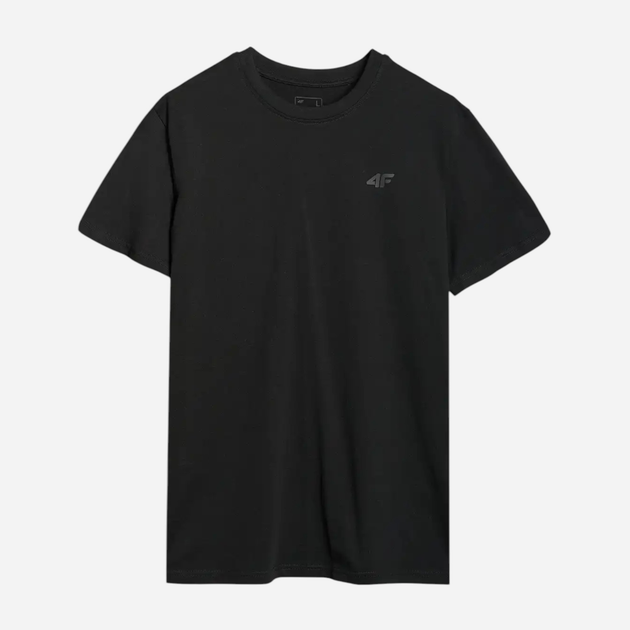 T-shirt męski bawełniany 4F 4FWMM00TTSHM2256-20S XL Czarny (5905700343233) - obraz 9