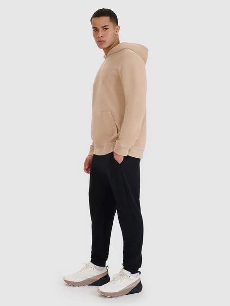 Bluza męska z kapturem 4F 4FWSS25TSWSM1621-83S L Beżowa (5905700401261) - obraz 5