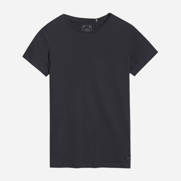 T-shirt damski 4F 4FWSS25TTSHF1995-20S S Czarny (5905700403722) - obraz 5