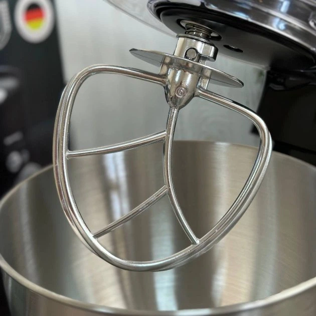Кухонный комбайн Rainberg RB 8081 с тестомесом, мощность 3200 Вт, нержавеющая сталь, электронное управление - изображение 6