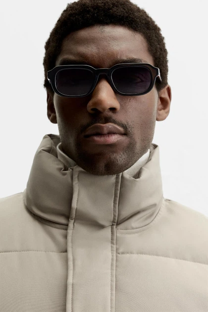 Дута куртка Zara Boxy Fit M бежевий 0155/312/710 – Брендовий одяг