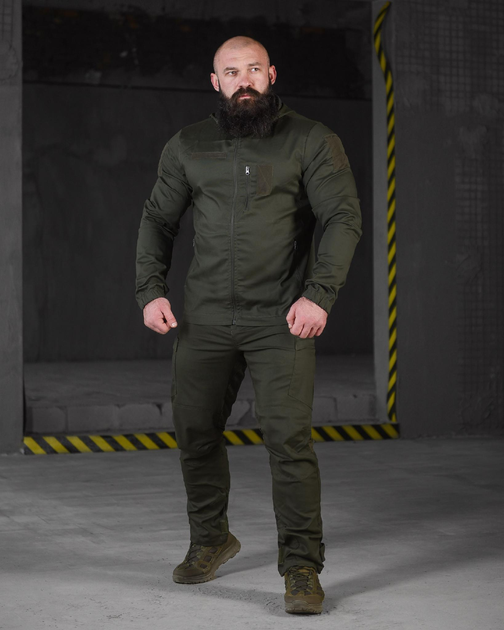 Тактичний чоловічий демісезонний костюм 2XL олива (88589) - зображення 1