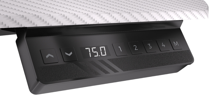 Biurko komputerowe Endorfy Atlas L Electric Onyx White (EY8E002) - obraz 11