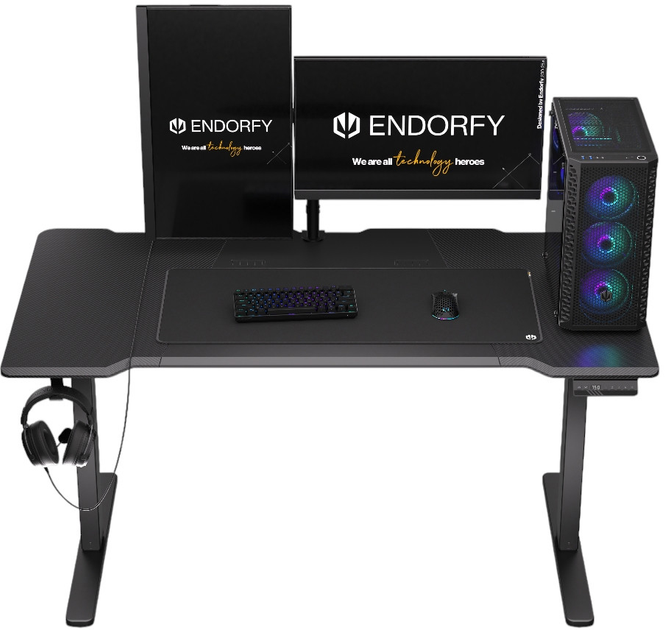 Biurko komputerowe Endorfy Atlas L Electric (EY8E004) - obraz 15
