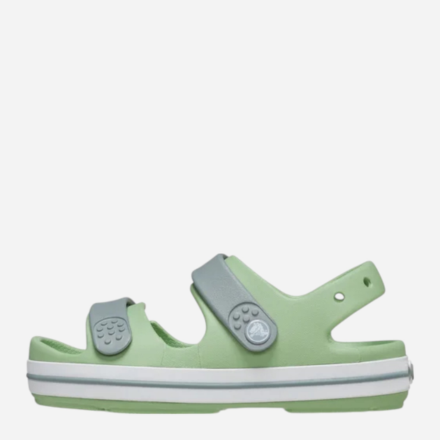Дитячі сандалії для хлопчика Crocs Crocband Cruiser Sandal T Kids 209423-3WD 34-35 (J3) Світло-зелені (196265603541) - зображення 3