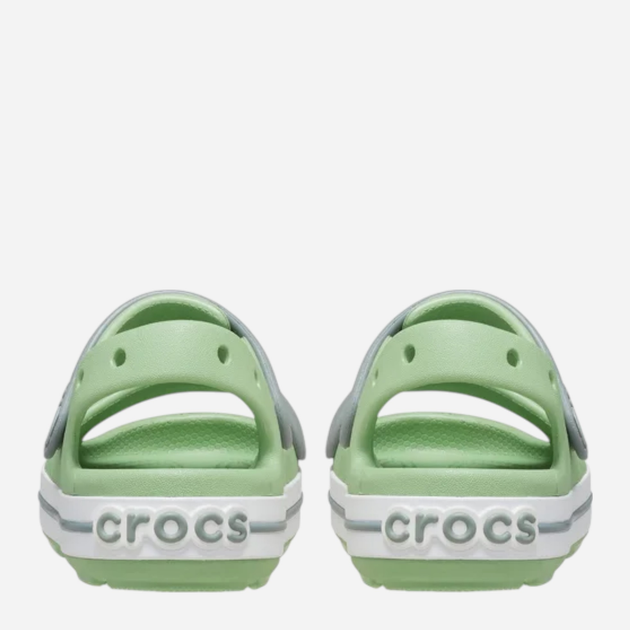 Дитячі сандалії для хлопчика Crocs Crocband Cruiser Sandal T Kids 209423-3WD 29-30 (C12) Світло-зелені (196265603503) - зображення 5