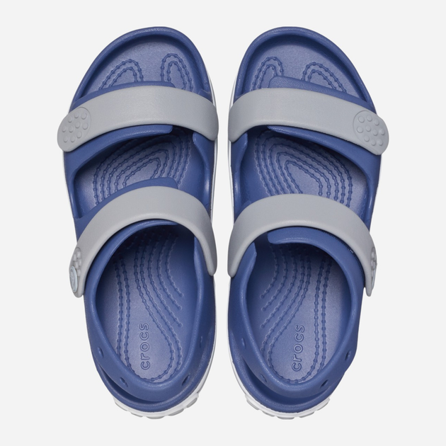 Дитячі сандалії для хлопчика Crocs Crocband Cruiser Sandal T Kids 209423-45O 32-33 (J1) Темно-сині (196265603589) - зображення 4