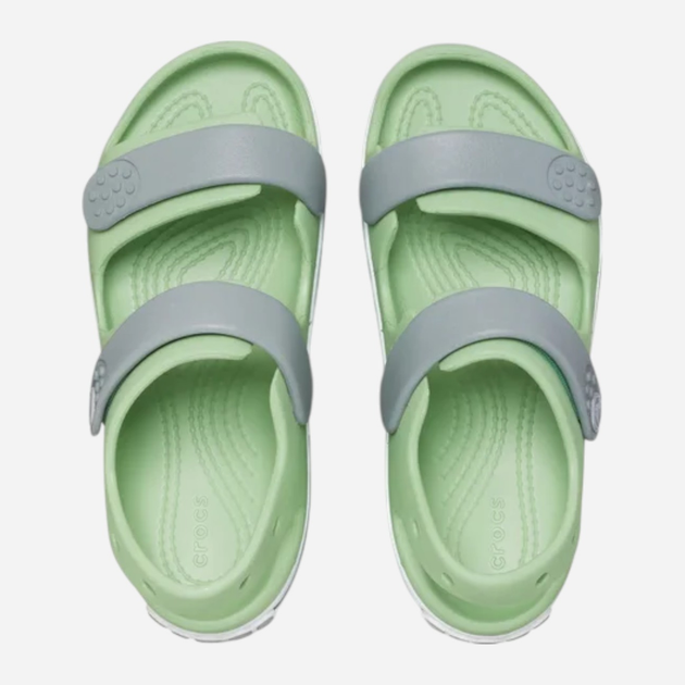 Sandały chłopięce Crocs Crocband Cruiser Sandal T Kids 209423-3WD 33-34 (J2) Jasnozielone (196265603534) - obraz 6