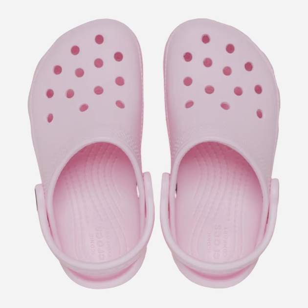 Дитячі крокси-сабо для дівчинки Crocs Classic Clog 206990-6GD 27-28 (C10) Світло-рожеві (191448734029) - зображення 4