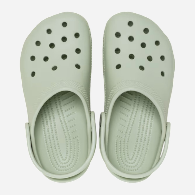 Chodaki dziecięce dla dziewczynki Crocs Classic Clog 206990-3VS 23-24 (C7) Jasnoszare (196265549313) - obraz 4