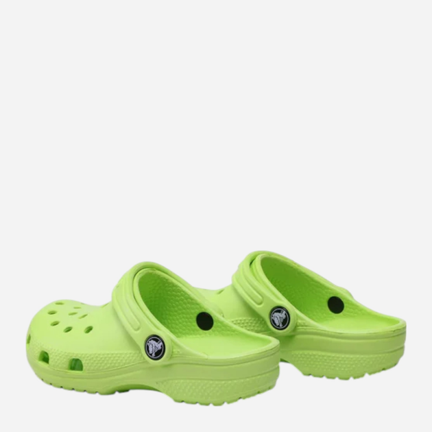 Дитячі крокси-сабо Crocs Classic Clog 206991-3UH 28-29 (C11) Салатові (196265216277) - зображення 4
