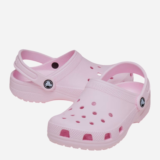 Chodaki dziecięce dla dziewczynki Crocs Classic Clog 206991-6GD 28-29 (C11) Jasnoróżowe (191448735996) - obraz 3