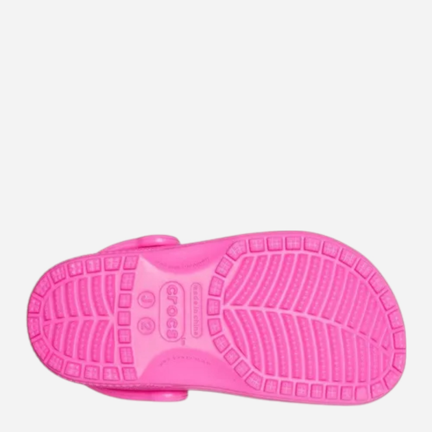 Дитячі крокси-сабо для дівчинки Crocs Classic Clog CR206991-JUIC 32-33 (J1) Яскраво-рожеві (196265216574) - зображення 5