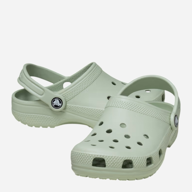 Chodaki dziecięce dla dziewczynki Crocs Classic Clog 206991-3VS 28-29 (C11) Jasnoszare (196265549856) - obraz 3