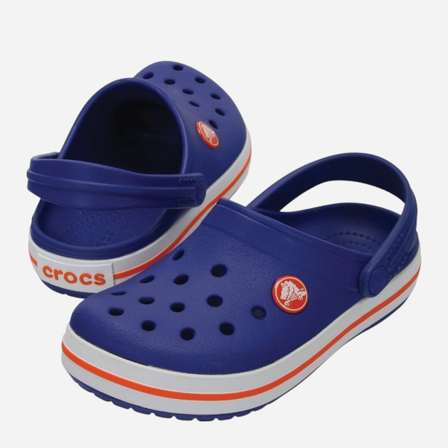 Chodaki chłopięce Crocs Crocband Clog CR207005-CEBL 23-24 (C7) Granatowe (191448738430) - obraz 3