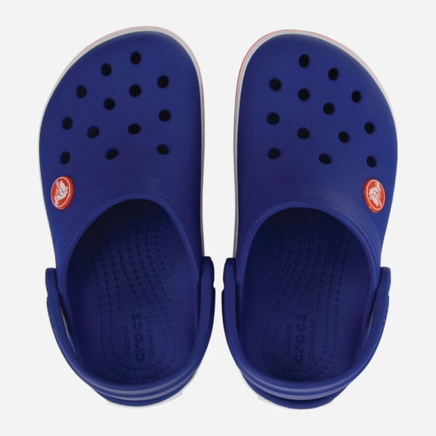 Chodaki chłopięce Crocs Crocband Clog CR207005-CEBL 24-25 (C8) Granatowe (191448738447) - obraz 4
