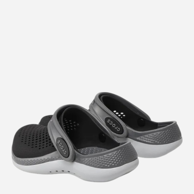 Chodaki chłopięce Crocs Literide 360 Clog K 207021-0DD 29-30 (C12) Czarne (191448917354) - obraz 4