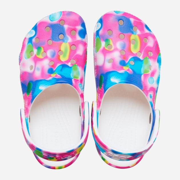 Дитячі крокси-сабо для дівчинки Crocs Classic Clog 207587-690 29-30 (C12) Різнокольорові (191448967748) - зображення 3