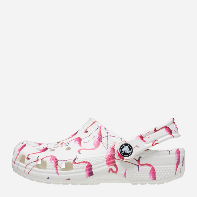 Chodaki dziecięce dla dziewczynki Crocs Classic Pool Party Clog CR207826-WHFO 32-33 (J1) Białe (191448992863) - obraz 3