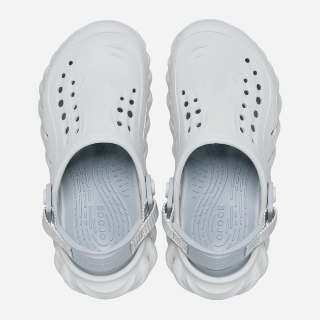 Chodaki chłopięce Crocs Echo Clog 208190-1FT 32-33 (J1) Szare (196265248124) - obraz 3