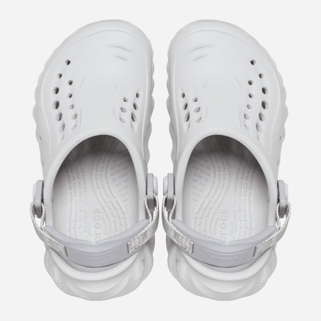 Chodaki chłopięce Crocs Echo Clog 208191-1FT 24-25 (C8) Szare (196265258512) - obraz 3