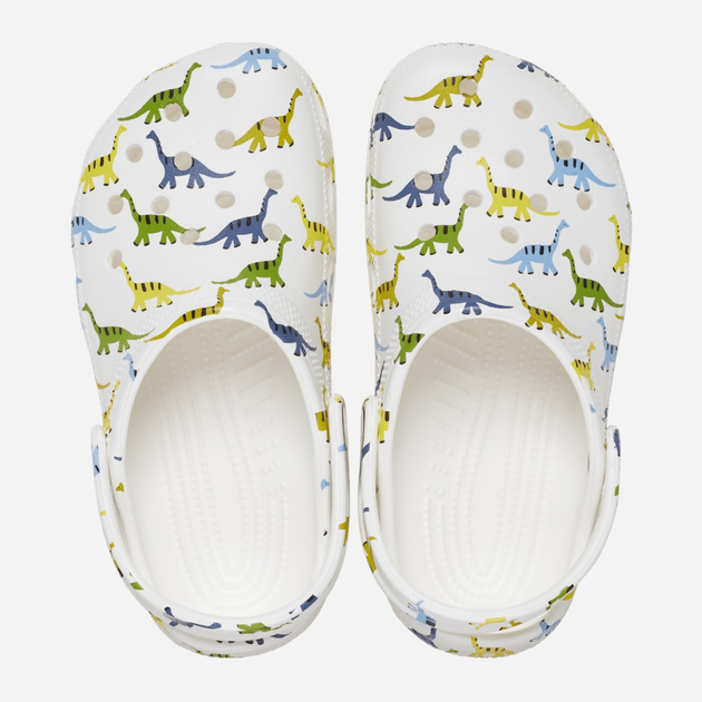 Chodaki chłopięce Crocs Graphic Classic Clog 209695-9DH 29-30 (C12) Białe (196265552672) - obraz 3
