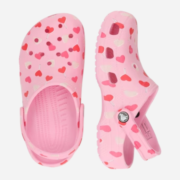 Chodaki dziecięce dla dziewczynki Crocs Graphic Classic Clog CR209754-6S0 30-31 (C13) Różowe (196265556465) - obraz 3