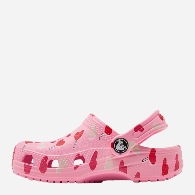 Chodaki dziecięce dla dziewczynki Crocs Graphic Classic Clog CR209755-6S0 24-25 (C8) Różowe (196265556687) - obraz 3